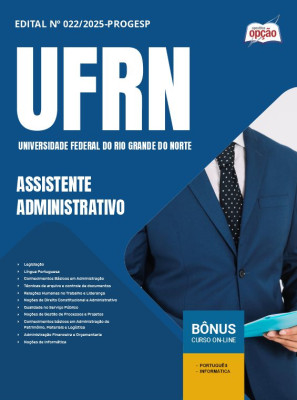 Apostila UFRN 2025 - Assistente Administrativo