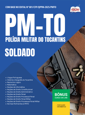 Apostila PM-TO em PDF - Soldado 2025