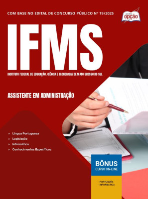 Apostila IFMS 2025 - Assistente em Administração