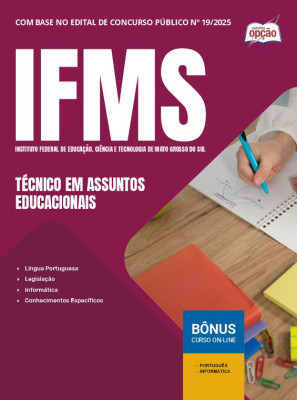 Apostila IFMS 2025 - Técnico em Assuntos Educacionais