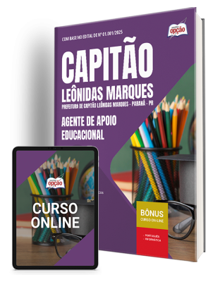 Apostila Prefeitura de Capitão Leônidas Marques - PR 2025 - Agente de Apoio Educacional