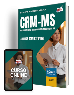 Apostila CRM-MS 2025 - Auxiliar Administrativo