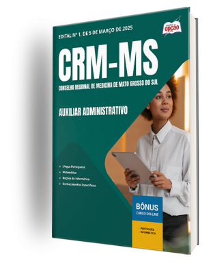 Apostila CRM-MS 2025 - Auxiliar Administrativo