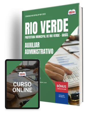 Apostila Prefeitura de Rio Verde - GO 2025 - Auxiliar Administrativo