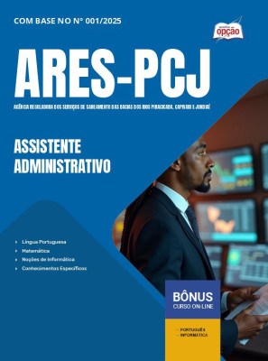 Apostila ARES-PCJ em PDF - Assistente Administrativo 2025