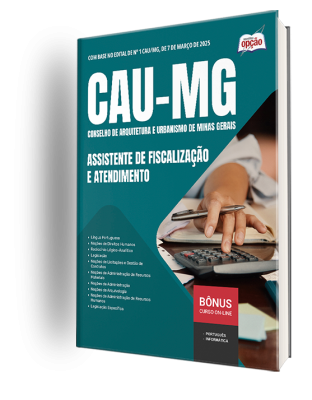 Apostila CAU-MG 2025 - Assistente de Fiscalização e Atendimento