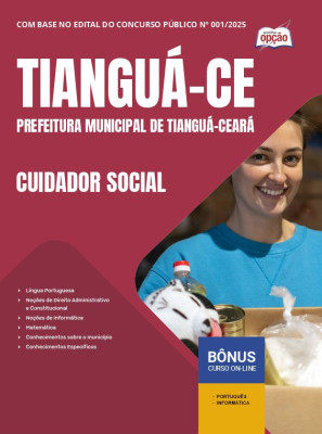 Apostila Prefeitura de Tianguá - CE em PDF - Cuidador Social 2025