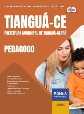 Apostila Prefeitura de Tianguá - CE 2025 - Pedagogo