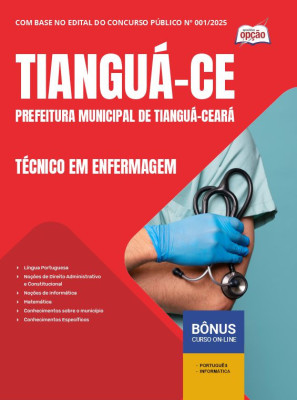 Apostila Prefeitura de Tianguá - CE em PDF - Técnico em Enfermagem 2025