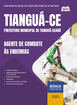 Apostila Prefeitura de Tianguá - CE 2025 - Agente de Combate às Endemias