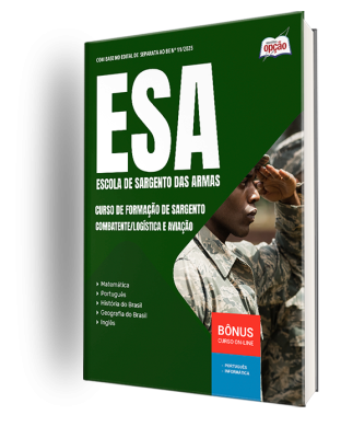 Apostila ESA 2025 - Curso de Formação de Sargento - Combatente/Logística e Aviação