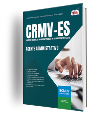 Apostila CRMV-ES 2025 - Agente Administrativo