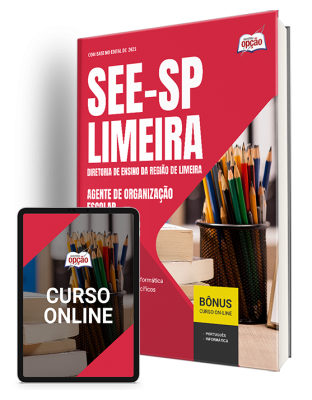 Apostila SEE-SP Limeira 2025 - Agente de Organização Escolar