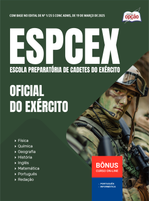 Apostila EsPCEx em PDF - Oficial do Exército 2025