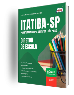 Apostila Prefeitura de Itatiba - SP 2025 - Diretor de Escola