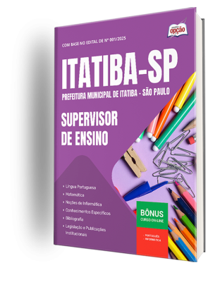 Apostila Prefeitura de Itatiba - SP 2025 - Supervisor de Ensino