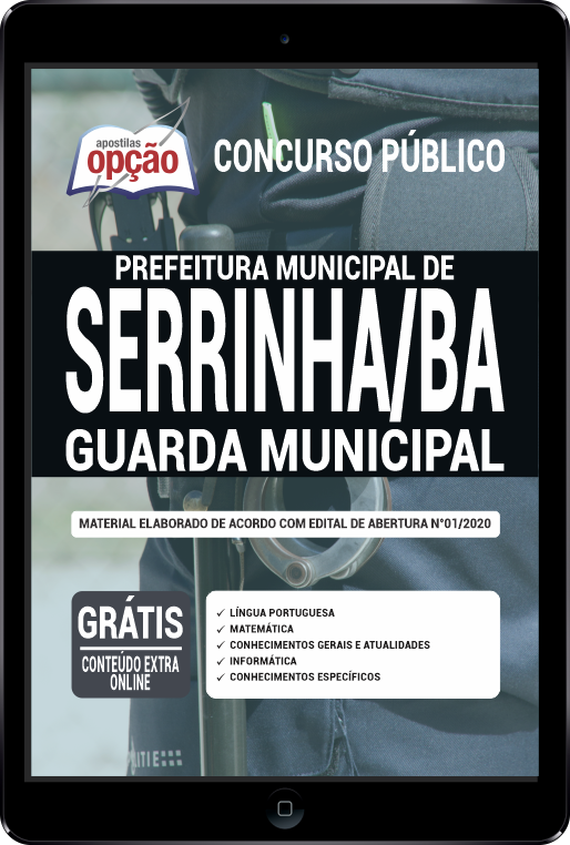 Apostila Prefeitura  de Serrinha-BA PDF - Guarda Municipal