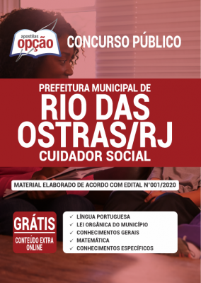 Apostila Prefeitura de Rio das Ostras - RJ - Cuidador Social