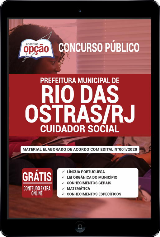 Apostila Prefeitura  de Rio das Ostras-RJ PDF - Cuidador Social