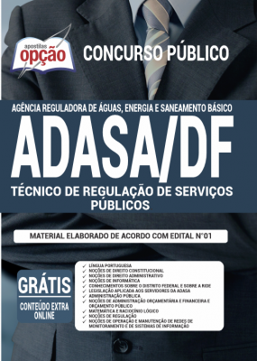 Apostila ADASA-DF - Técnico de Regulação de Serviços Públicos