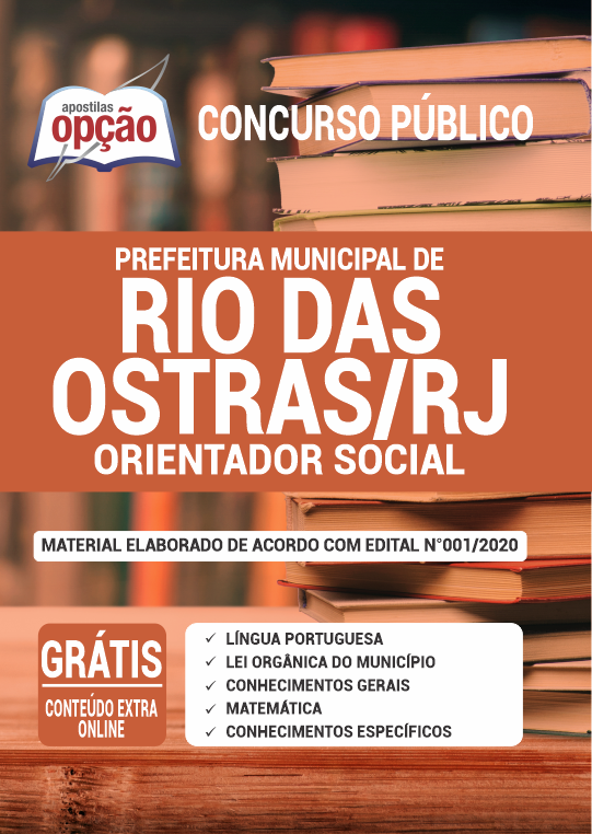 Apostila Prefeitura  de Rio das Ostras-RJ - Orientador Social