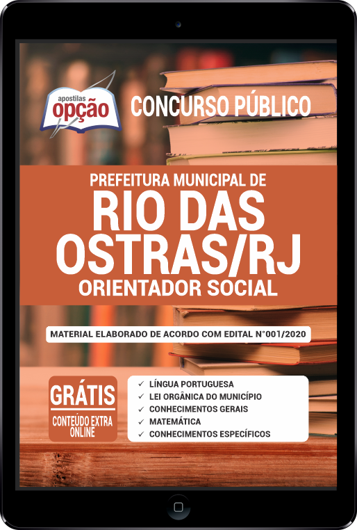 Apostila Prefeitura  de Rio das Ostras-RJ PDF - Orientador Social