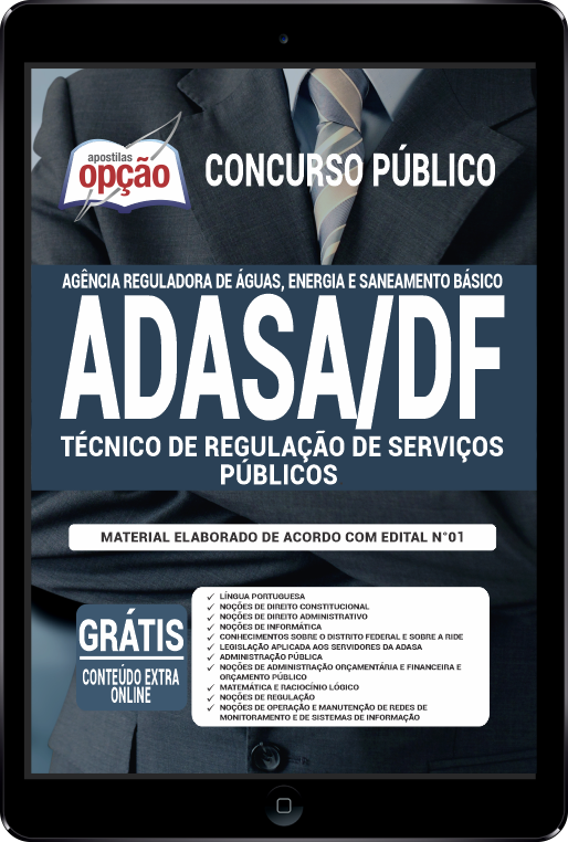 Apostila ADASA PDF - Técnico de Regulação de Serviços Públicos