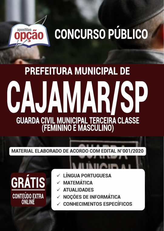 Apostila Prefeitura  de Cajamar-SP - Guarda Municipal