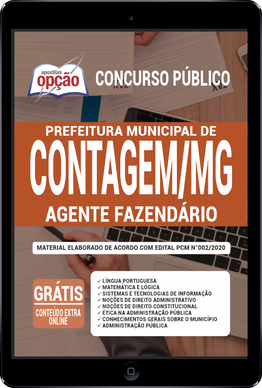 Apostila Prefeitura de Contagem - MG PDF - Agente Fazendário