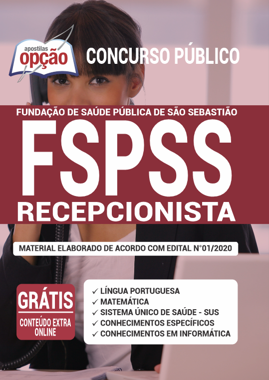 Apostila FSPSS-SP - Recepcionista