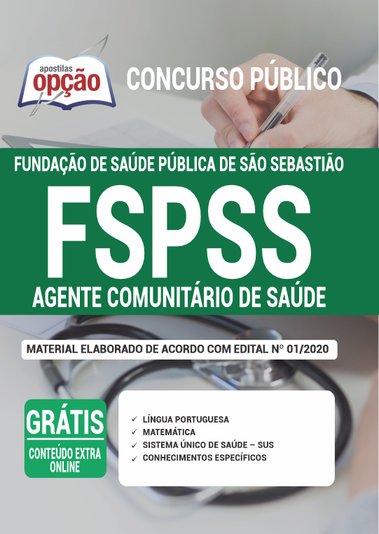 Apostila FSPSS-SP - Agente Comunitário de Saúde