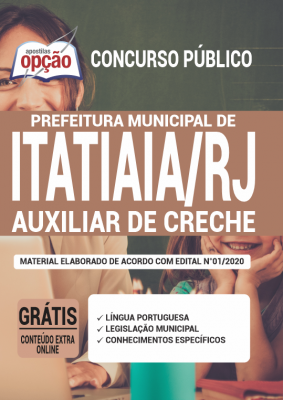 Apostila Prefeitura de Itatiaia - RJ - Auxiliar de Creche