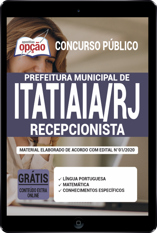 Apostila Prefeitura de Itatiaia - RJ PDF - Recepcionista