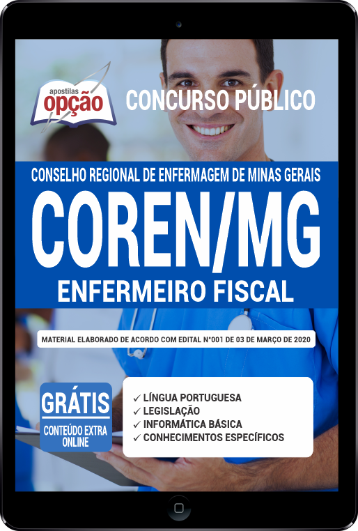 Apostila COREN-MG em PDF - Enfermeiro Fiscal