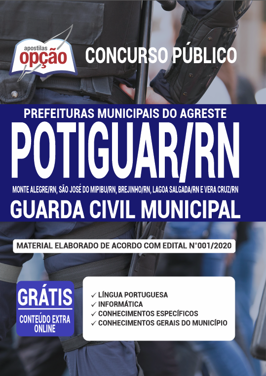 Apostila Prefeitura do Agreste Potiguar - RN - Guarda Civil Munic