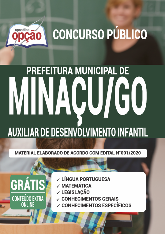 Apostila Prefeitura de Minaçu GO - Aux de Desenvolvimento Infantil