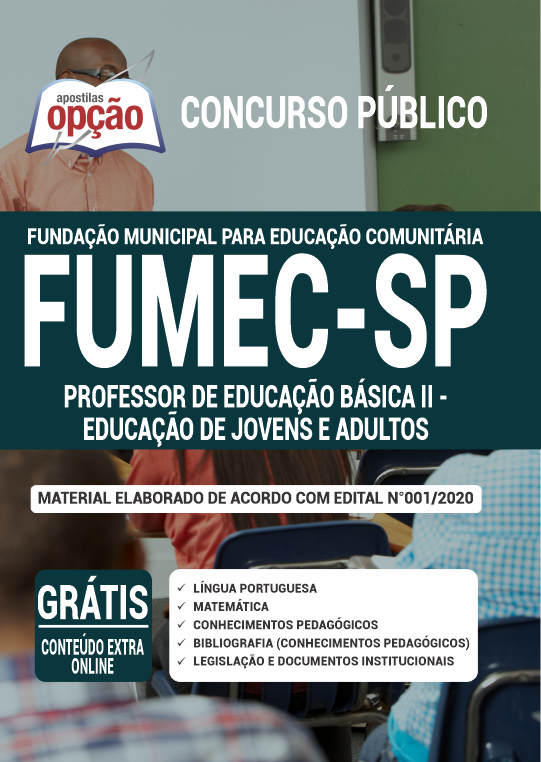 Apostila FUMEC-SP - Professor de Educação Básica II