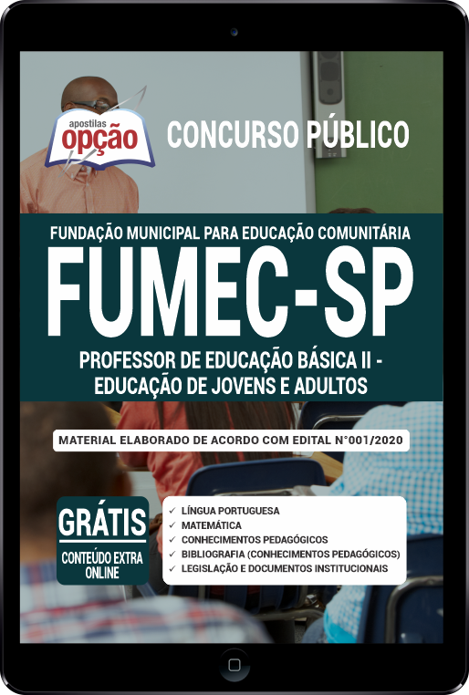 Apostila FUMEC-SP PDF - Professor de Educação Básica II