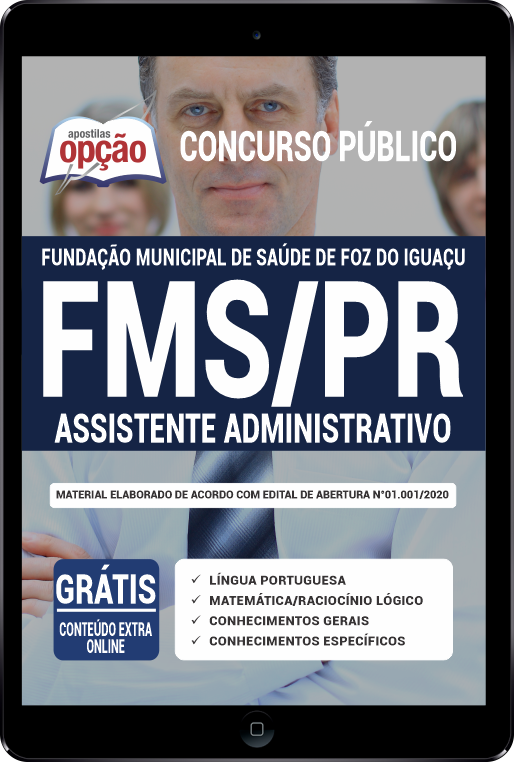 Apostila FMS-PR em PDF - Assistente Administrativo