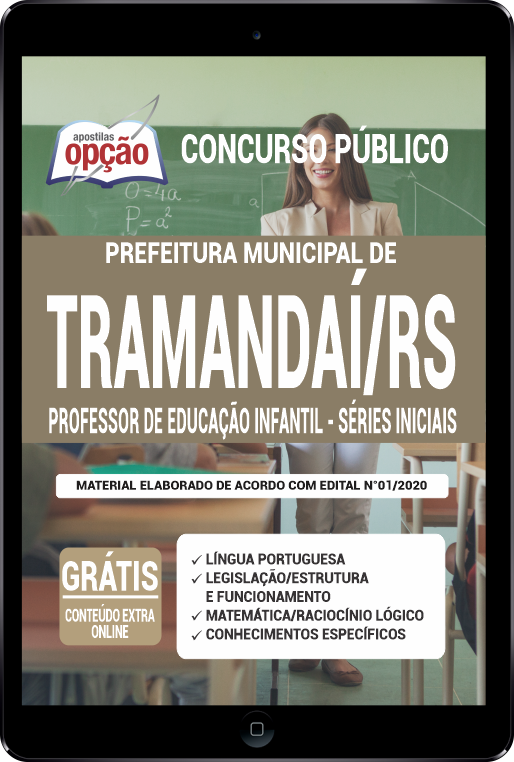 Apostila Prefeitura  de Tramandaí - RS PDF - Prof de Educação Infantil