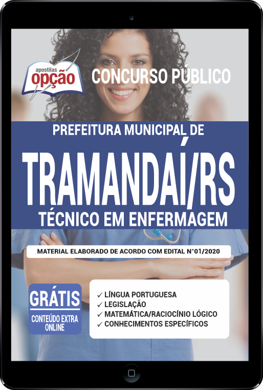 Apostila Prefeitura  de Tramandaí - RS em PDF - Tec em Enfermagem