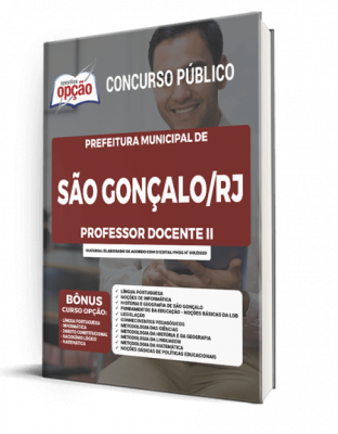 Apostila Prefeitura de São Gonçalo - RJ - Professor Docente II 