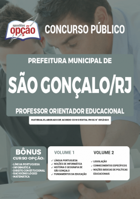 Apostila Prefeitura de São Gonçalo - RJ - Professor Orientador Educacional