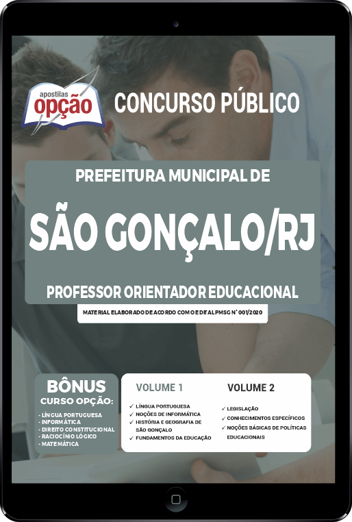 Apostila Prefeitura  de São Gonçalo - RJ em PDF - Professor Orientador 2021