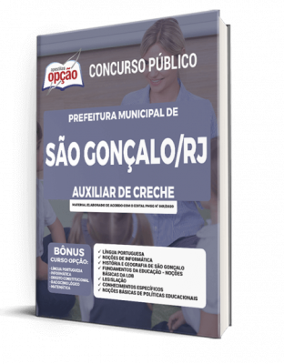 Apostila Prefeitura de São Gonçalo - RJ - Auxiliar de Creche