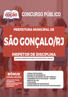 Apostila Prefeitura de São Gonçalo - RJ - Inspetor de Disciplina