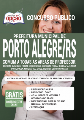 Apostila Prefeitura de Porto Alegre - RS - Comum a Todas as Áreas de Professor