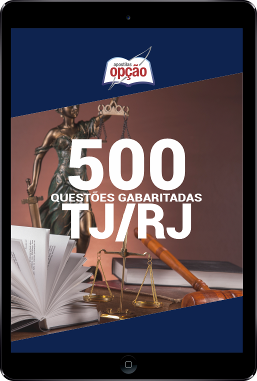 Ebook de Questões TJ-RJ - 500 Questões Gabaritadas