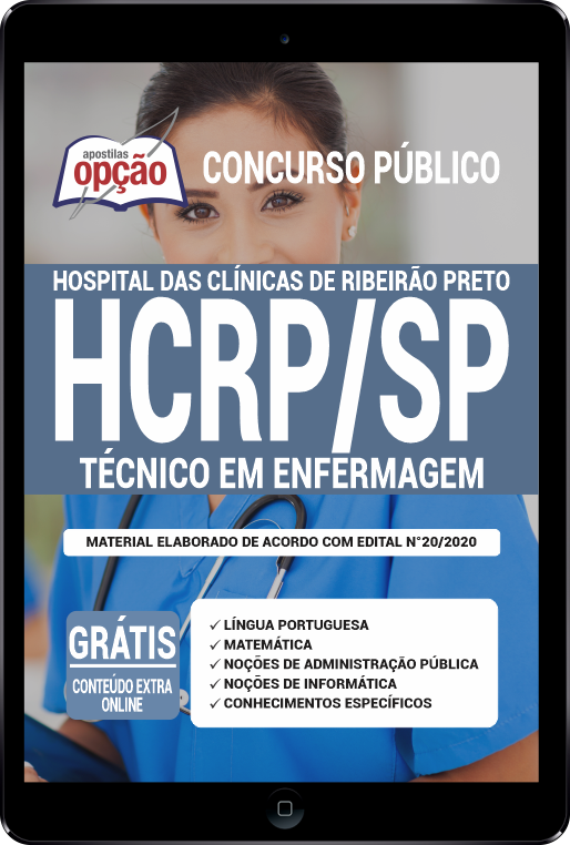 Apostila HCRP-SP em PDF - Técnico de Enfermagem