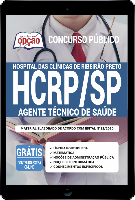 Apostila HCRP-SP em PDF - Agente Técnico de Saúde